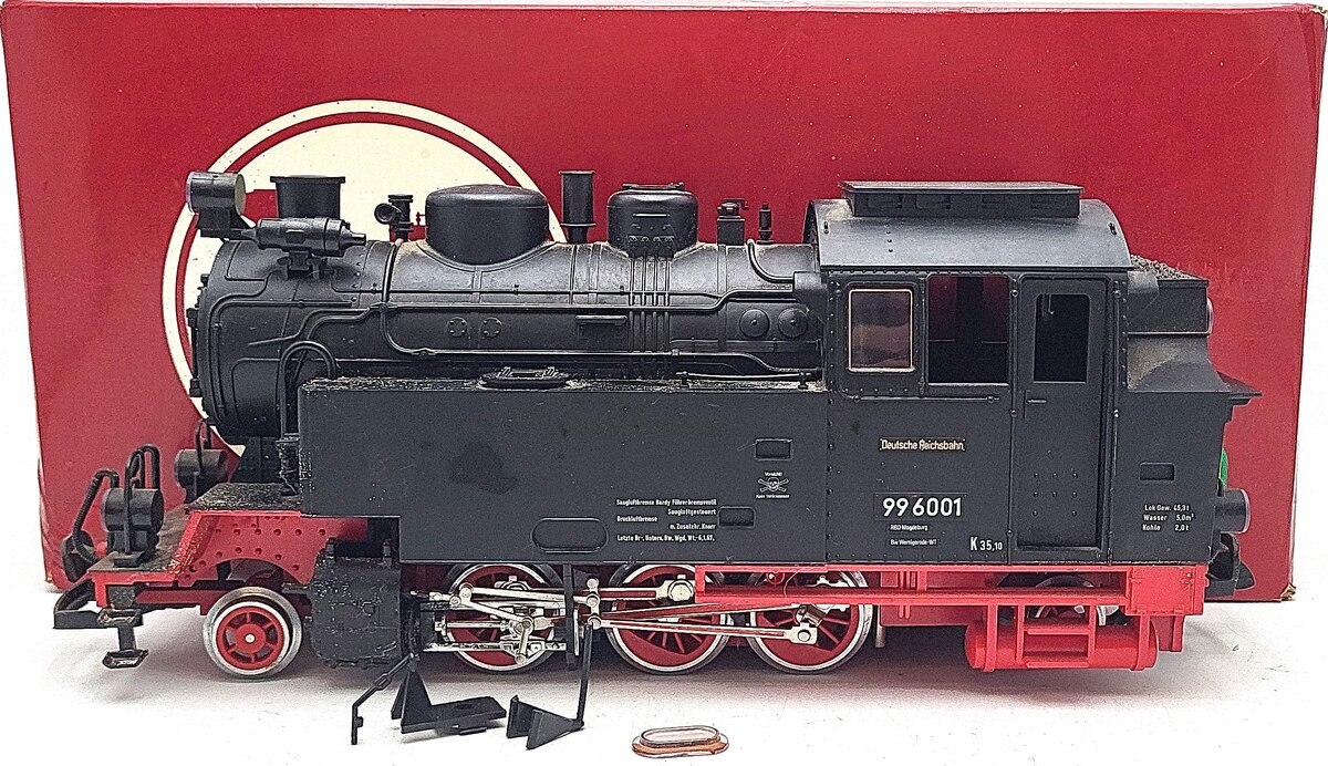 LGB 2080S G Scale 2-6-2 Powered Tank Steam Locomotive w/Sound #99