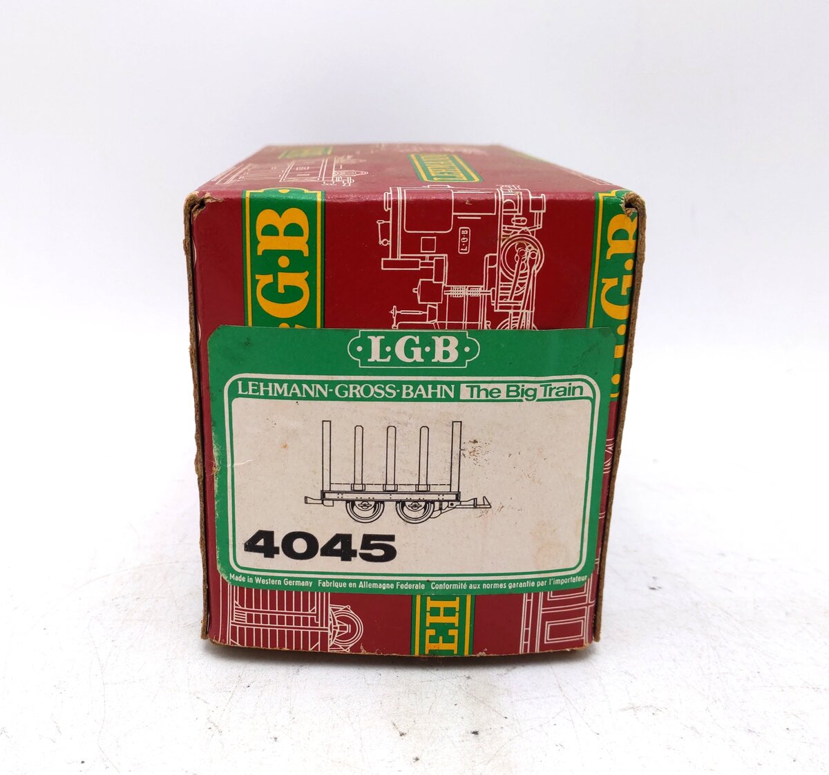 LGB 4045 G Flat Car with Barrels VG/Box