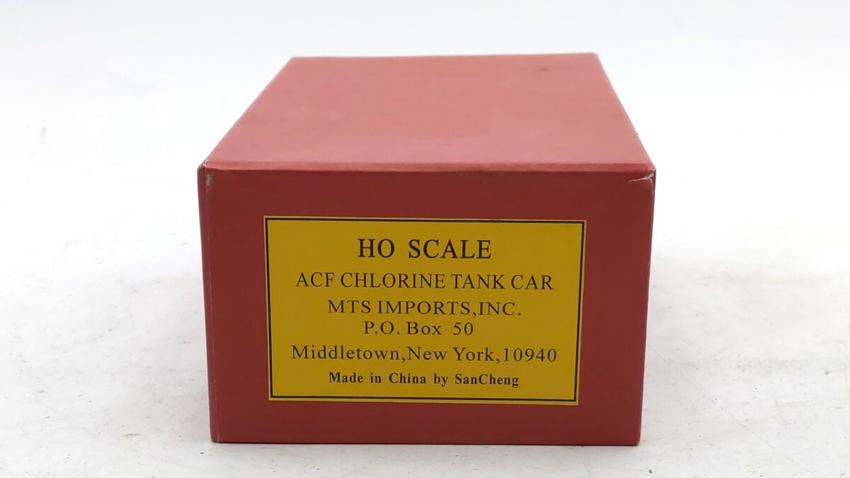 MTS Imports HO Scale BRASS ACF Chlorine Tank Car - Custom Painted/Box