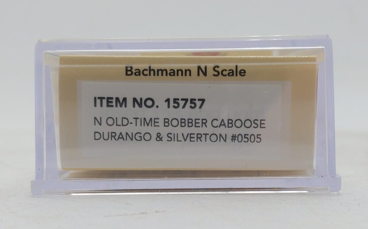 Bachmann 15757 N Durango & Silverton Old-Time Bobber Caboose #0505