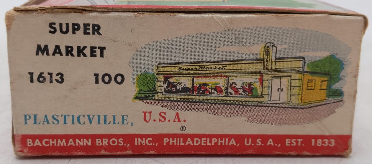 Plasticville 1613-100 Vintage O Supermarket VG/Box