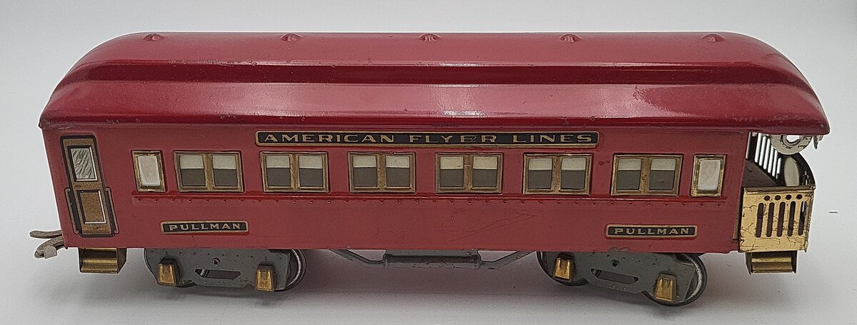 American Flyer 4332 Vintage Standard Guage AFL Tinplate Observation VG