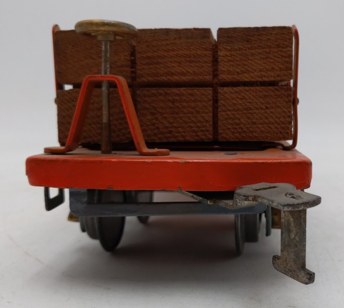 American Flyer 4023 Vintage Standard Gauge Flat Car with Load