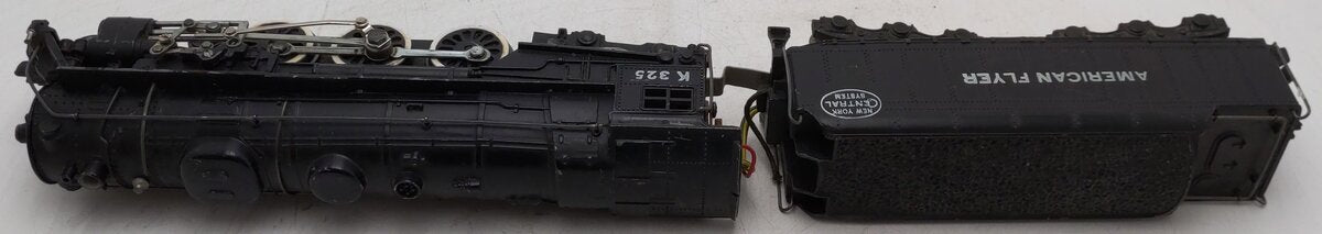 American Flyer K325 Vintage S New York Central 4-6-4 Steam Locomotive & Tender VG