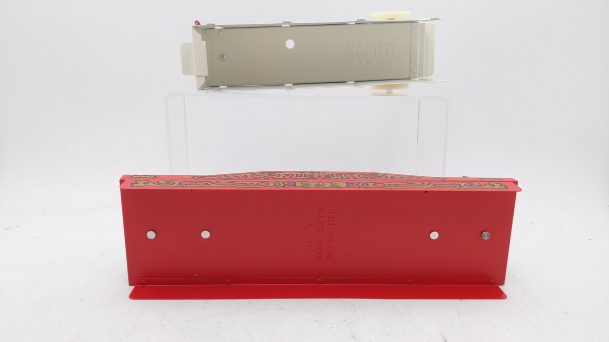 McCoy 256 Standard Gauge Flatcar with Pole Wagon LN