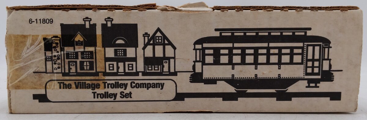 Lionel 6-11809 O Gauge The Village Trolley Christmas Train Set VG/Box