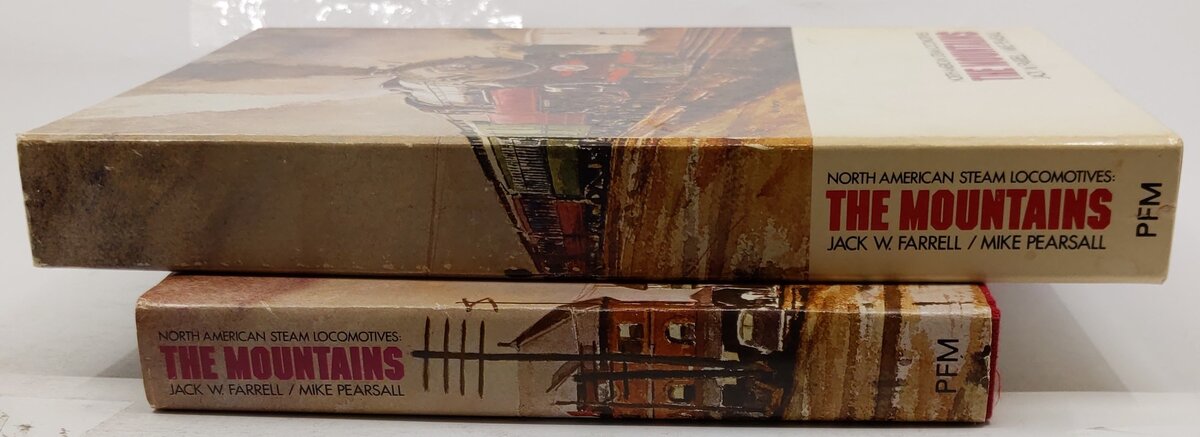 North American Steam Locomotives Hardcover Book Jack W. Farrell & Mike Pearsall VG