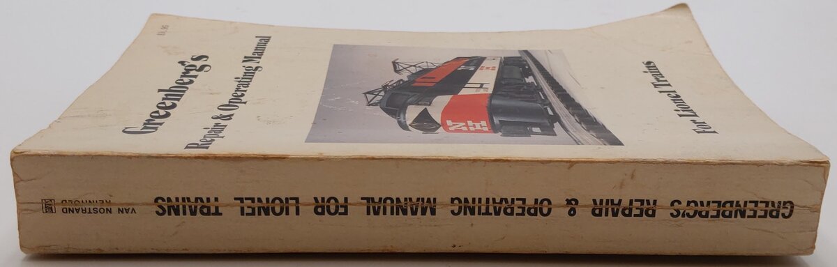 Greenberg's Repair & Operating Manual For Lionel Trains Paperback Book VG