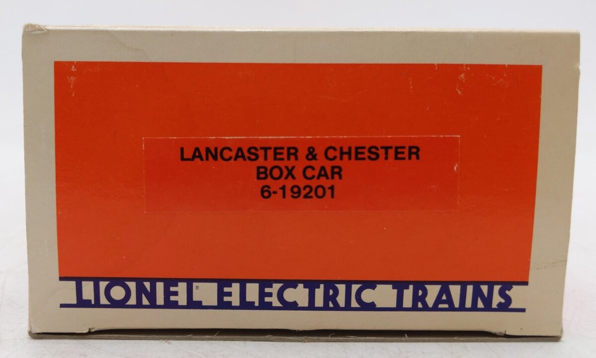 Lionel 6-19201 O Gauge Lancaster & Chester Boxcar #19201 LN/Box