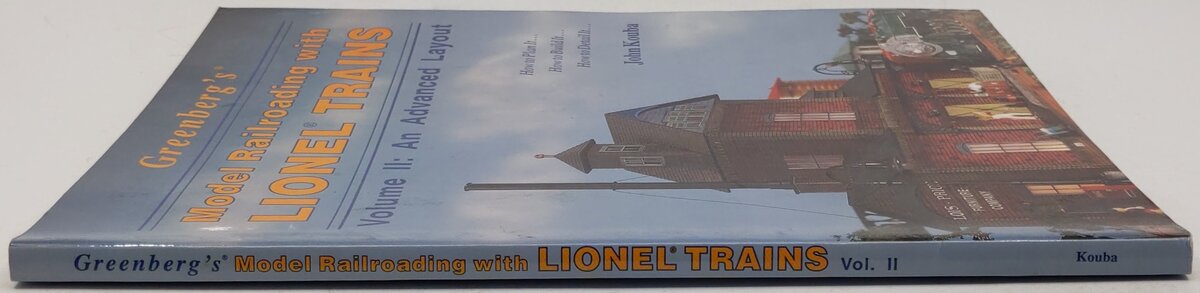 Greenberg's Model Railroading With Lionel Trains Vol.2 Hardcover Book John Kouba VG