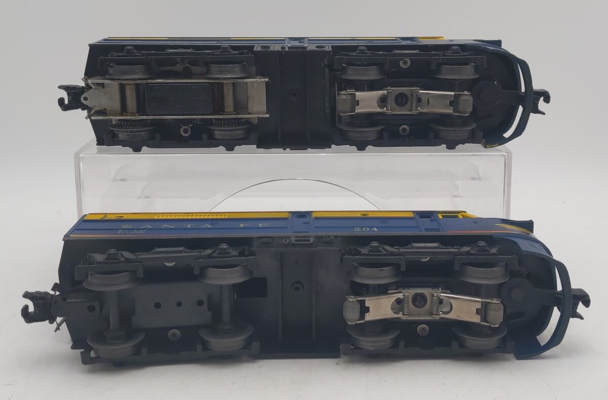 Lionel 204 Vintage O Santa Fe AA Diesel Locomotive Set VG