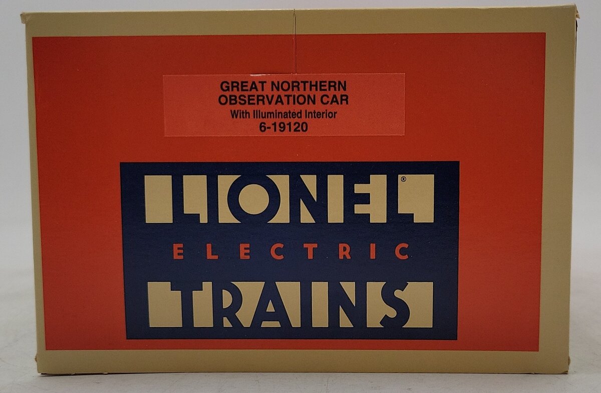 Lionel 6-19120 O Great Northern "Corral Coulee" Observation Car #1192 NIB