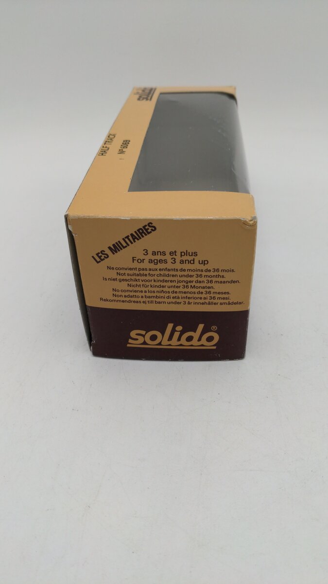 Solido 6069 1:50 Scale Half Track Depanneuse Collection Militaire II Diecast EX/Box
