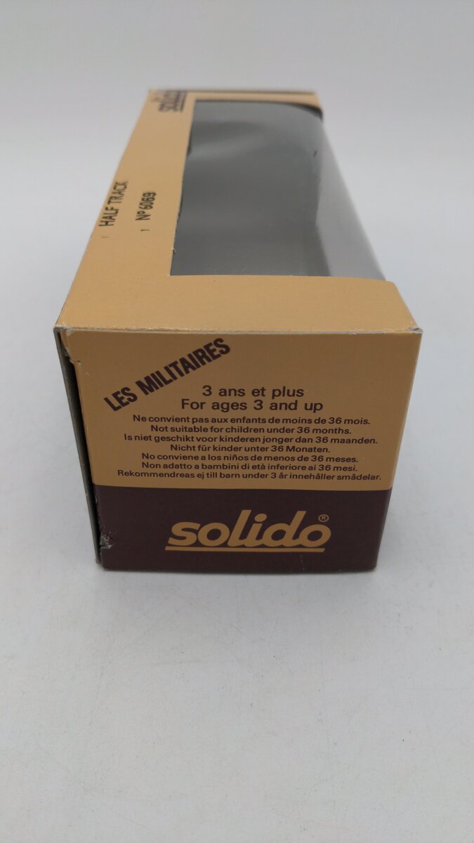 Solido 6069 1:50 Scale Collection Militaire II Half Track Diecast WW II EX/Box