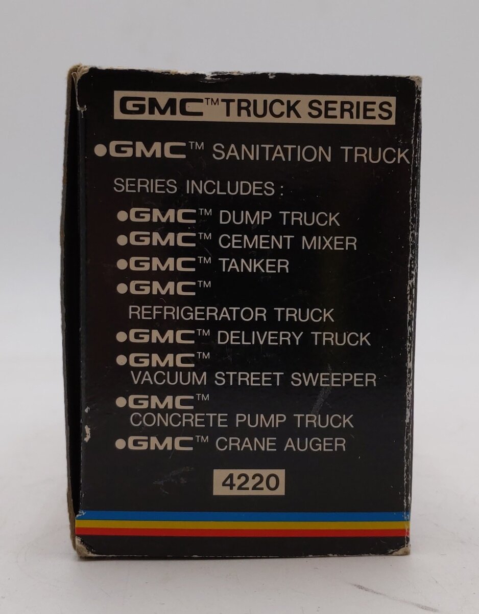 Shinsei 4220 1:60 GMC Truck Series Sanitation Truck NIB