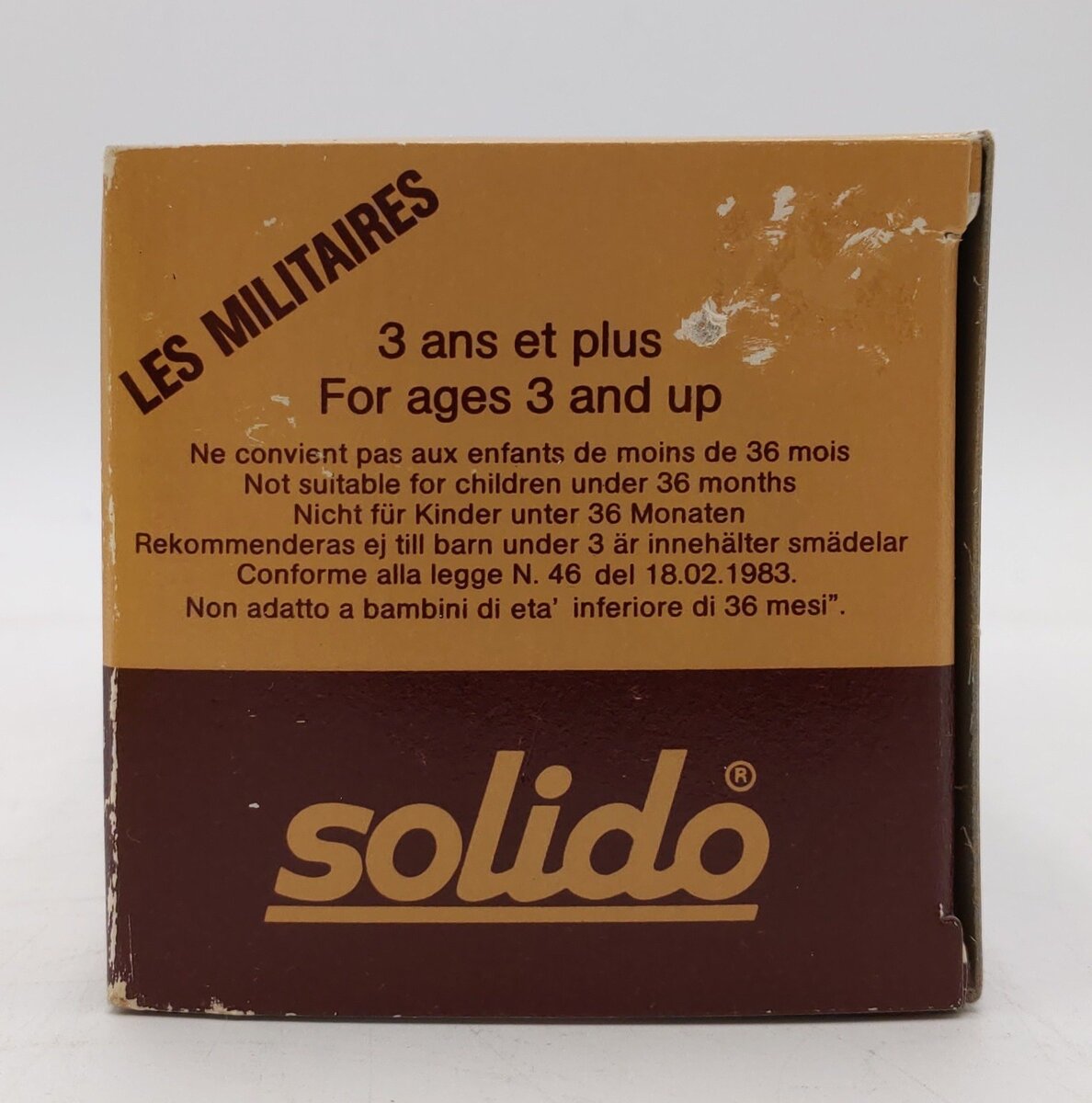 Solido Collection Militaire i 1:50 Scale Mercedes Unimog #6038 LN/Box