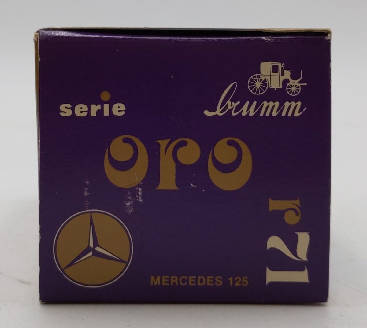 Brumm R71 1:43 Scale Mercedes W125 Coppa Wanderbilt 1938 Series Oro Diecast Car LN/Box