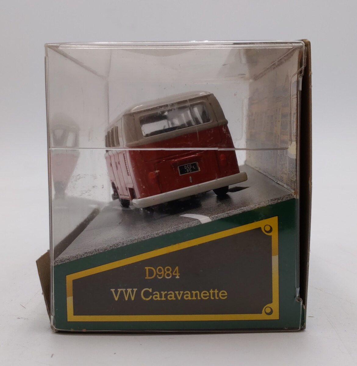 Corgi D984 1:43 Die Cast Red & Beige Volkswagen Caravanette MT/Box