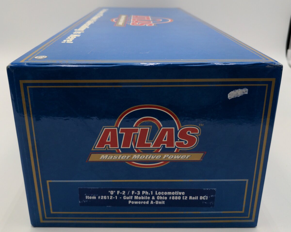 Atlas 2612-1 O Scale Gulf and Mobile & Ohio Diesel Locomotive #880 (2-Rail) LN/Box