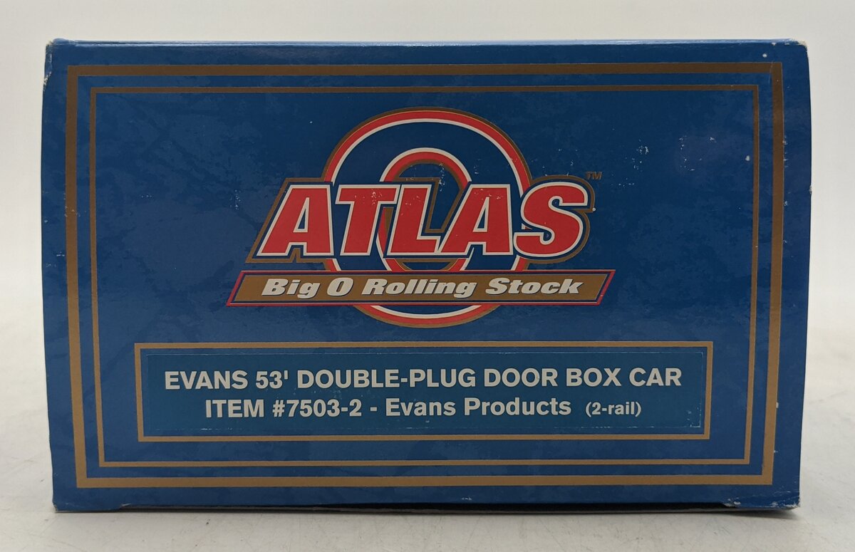 Atlas 7503-2 O Scale USLX Evans Products Double-Plug Door Boxcar #11643 (2-Rail) MT/Box