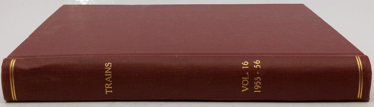 Trains Vol.16 1955-56 Hardcover Book VG