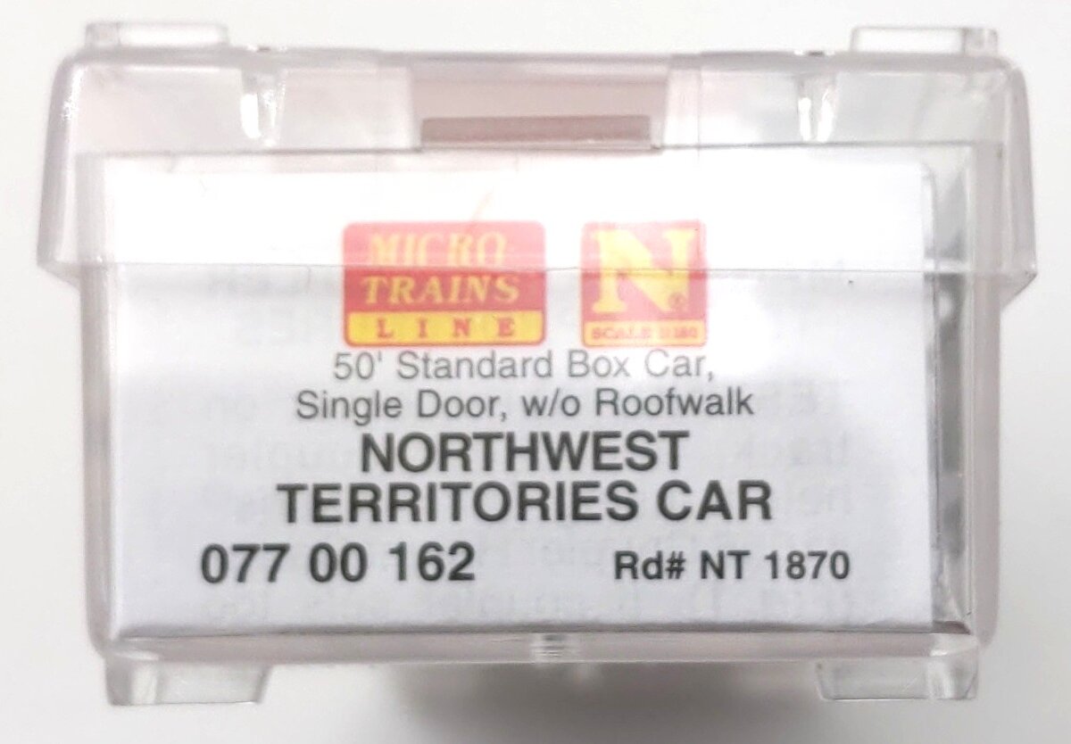 Micro-Trains 07700162 N Scale Northwest Territories 50' Single Door Boxcar #1870 LN/Box