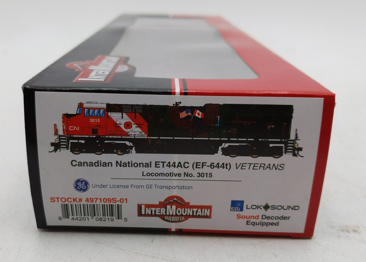InterMountain 497109S HO CN Veterans ET44 Tier 4 Diesel Loco w/DCC & Sound