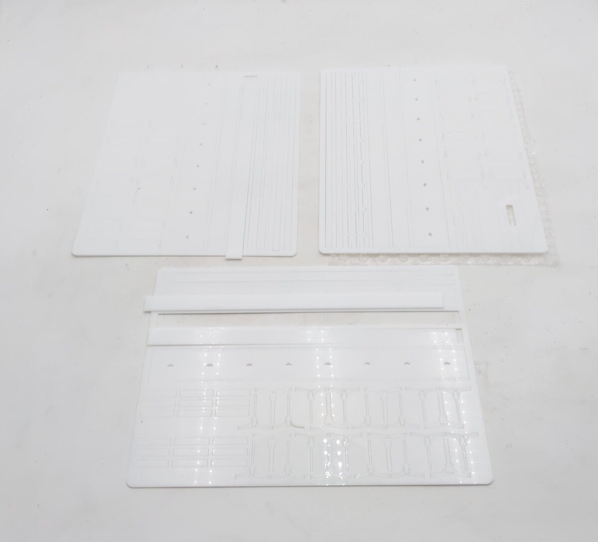 Custom Model Railroads 101-N N Scale City Station Platform Acrylic Kit EX/Box
