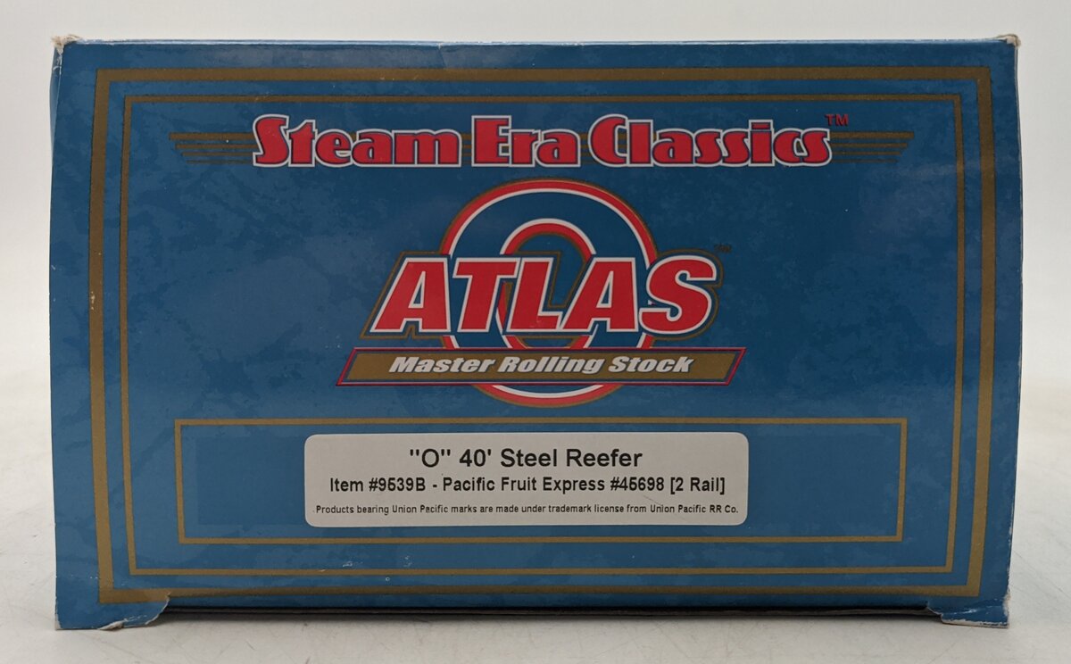 Atlas 9539B O Scale 2-Rail Pacific Fruit Express 40' Steel Reefer #45698 NIB