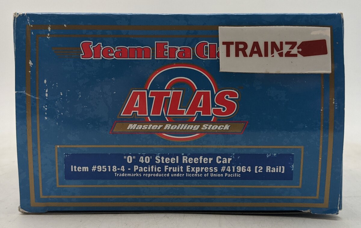 Atlas 9518-4 O Pacific Fruit Express 40' Steel Reefer Car #41964 (2-Rail) LN/Box