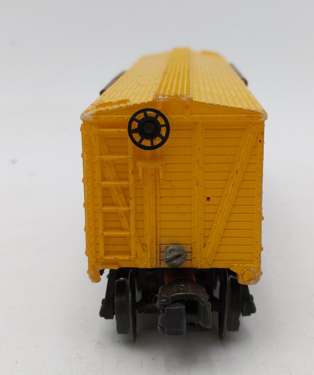 Lionel 6656 Vintage O Lionel Lines Yellow Stock Car VG