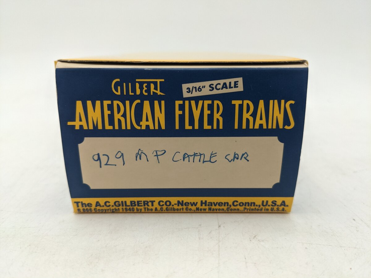 American Flyer 929 Vintage S Missouri Pacific Stock Car VG/Box