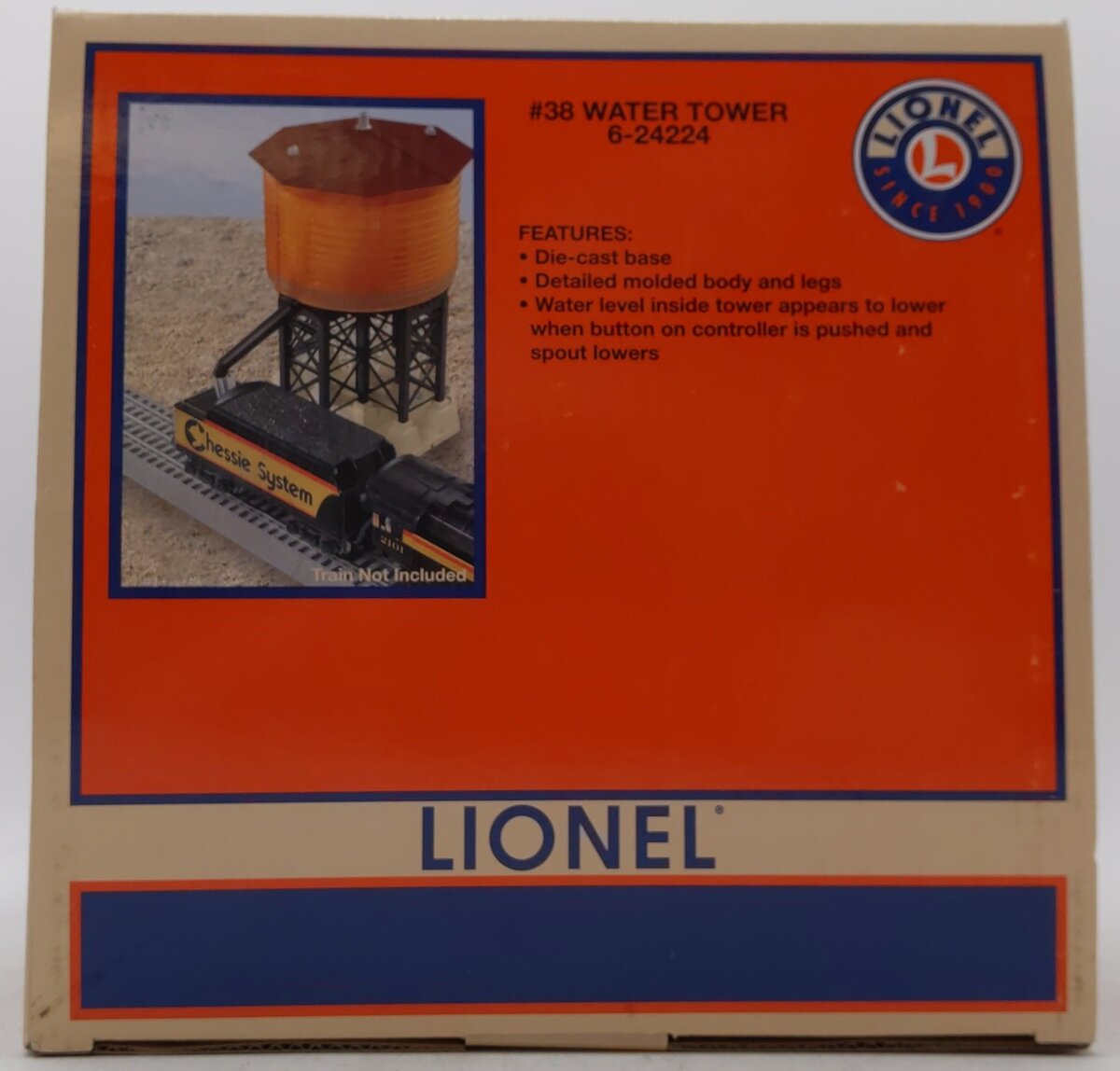 Lionel 6-24224 38 Operating Water Tower EX/Box