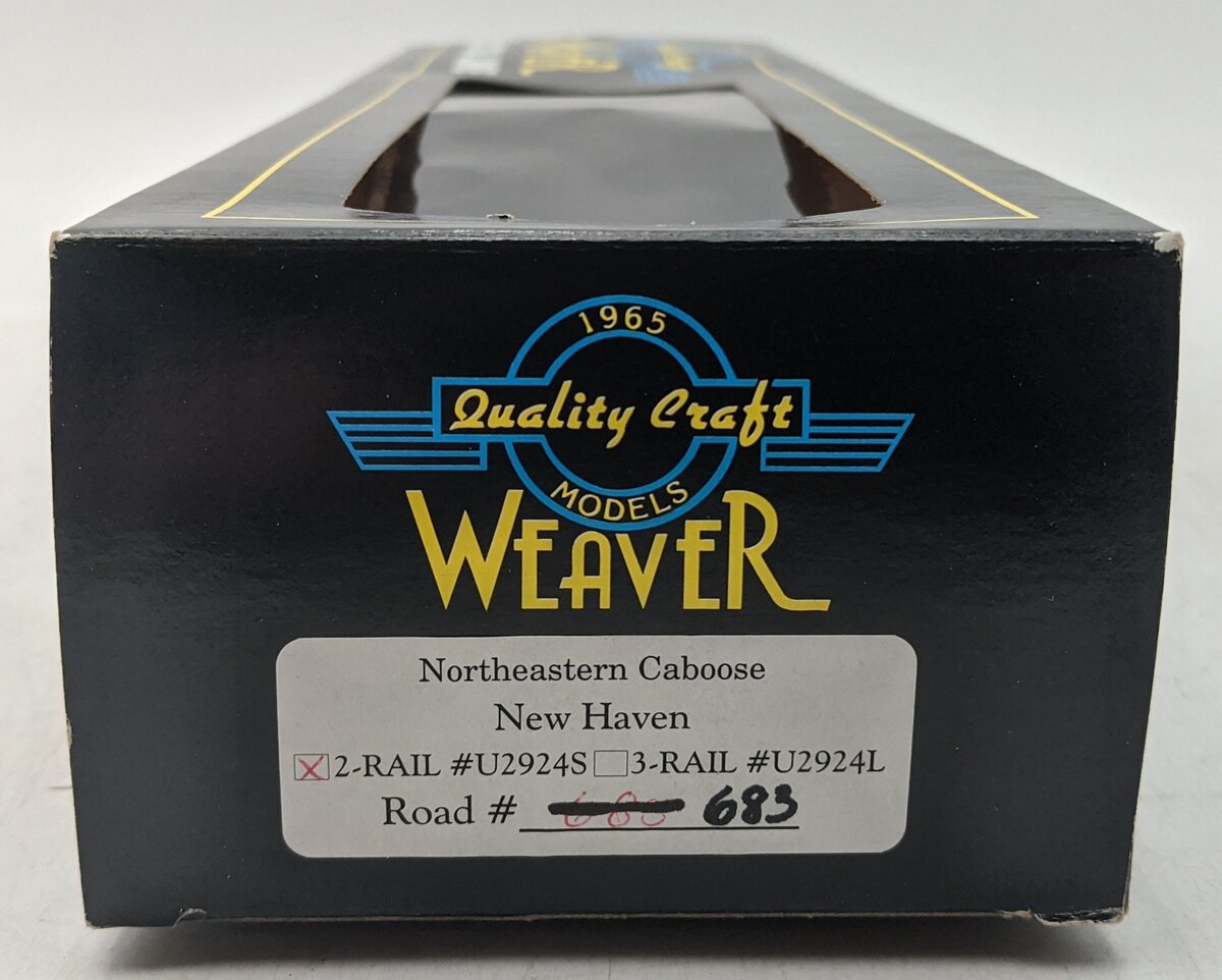 Weaver U2924S O New Haven Northeastern Caboose #C-683 (2-Rail) LN/Box