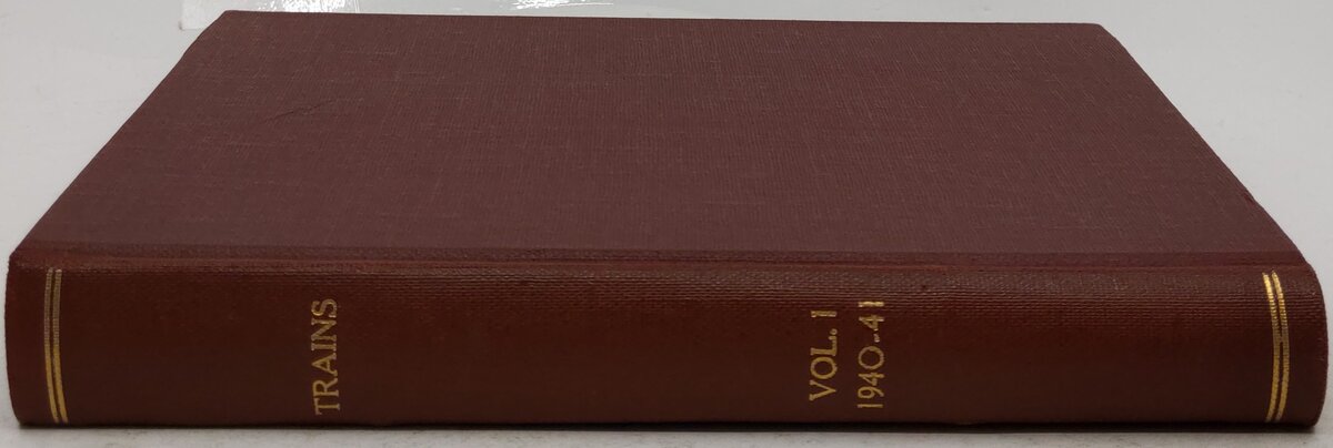 Trains Vol.1 1940-41 Hardcover Book VG