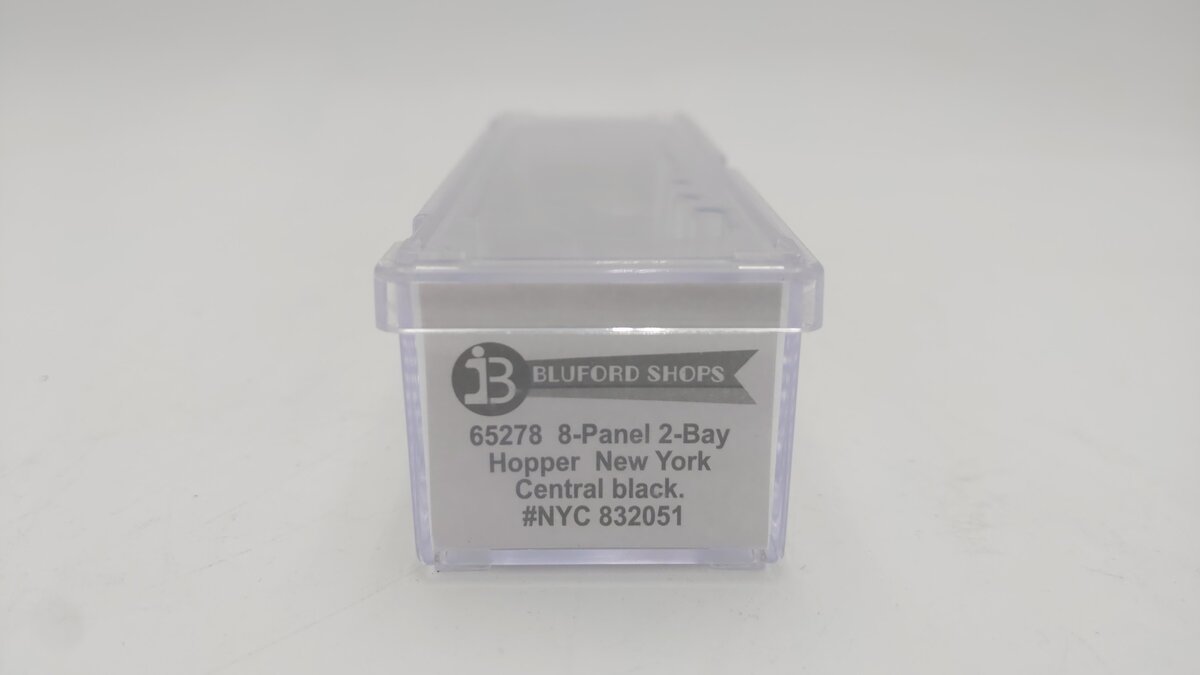 Bluford Shops 65278 N New York Central 8-Panel 2-Bay Hopper #832051 LN/Box