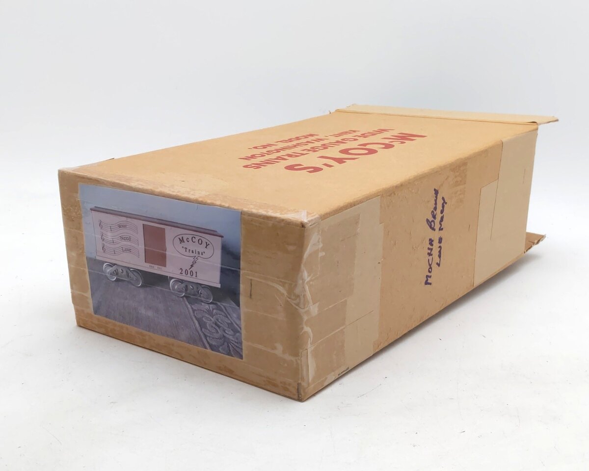 McCoy 2001 Standard Scale "I Want, I Need, I Love" Box Car Custom/Box