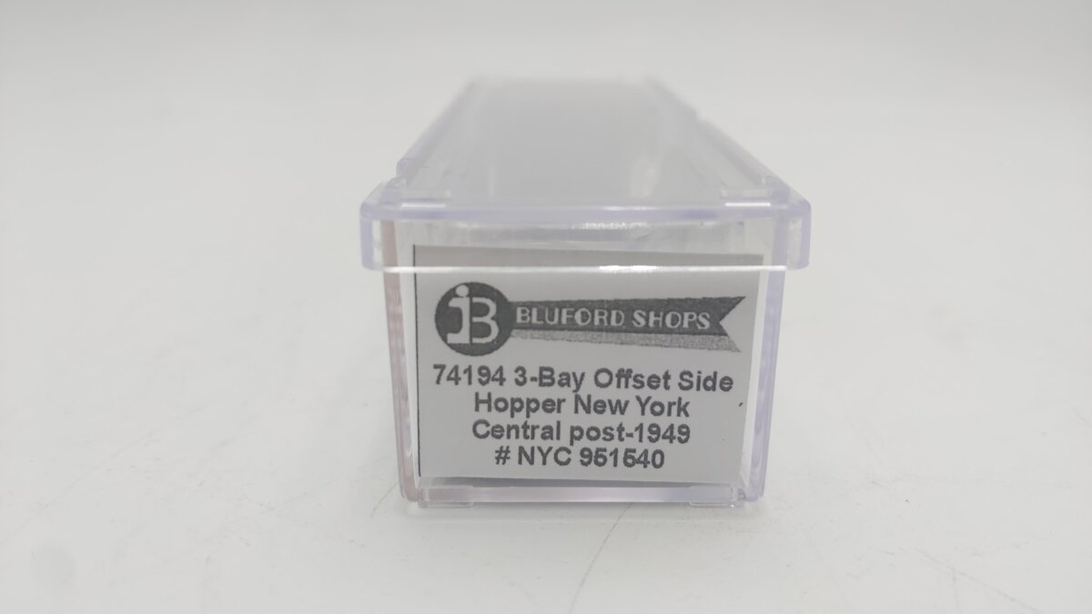 Bluford Shops 74194 N New York Central 70 Ton 3-Bay Offset Side Hopper #951540