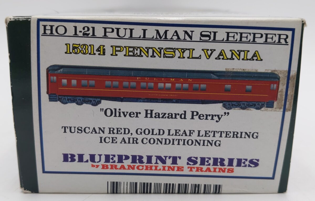 Branchline 15314 HO Scale 1-21 PRR "Oliver Hazard Perry" Passenger Sleeper LN/Box