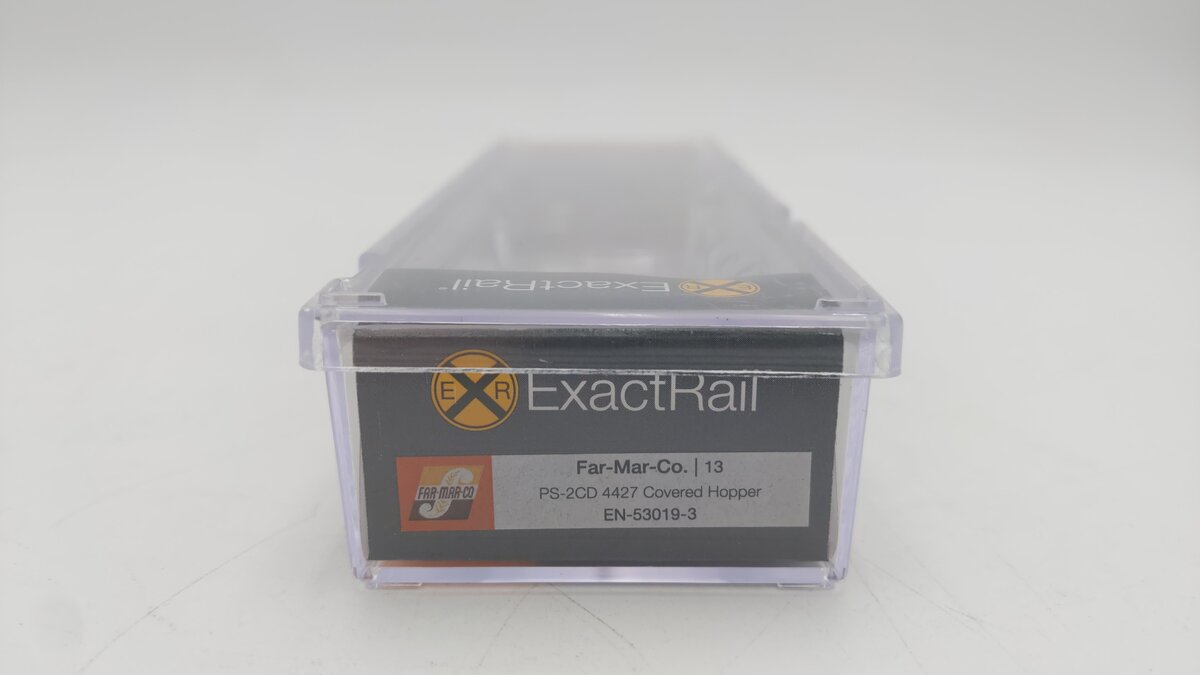 ExactRail EN-53019-3 N Scale Far-Mar Co. Covered Hopper Car #13 LN/Box