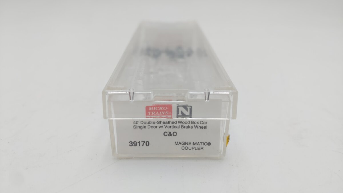 Micro-Trains 03910070 N C&O 40' Single Door Double Sheathed Boxcar #84827 LN/Box
