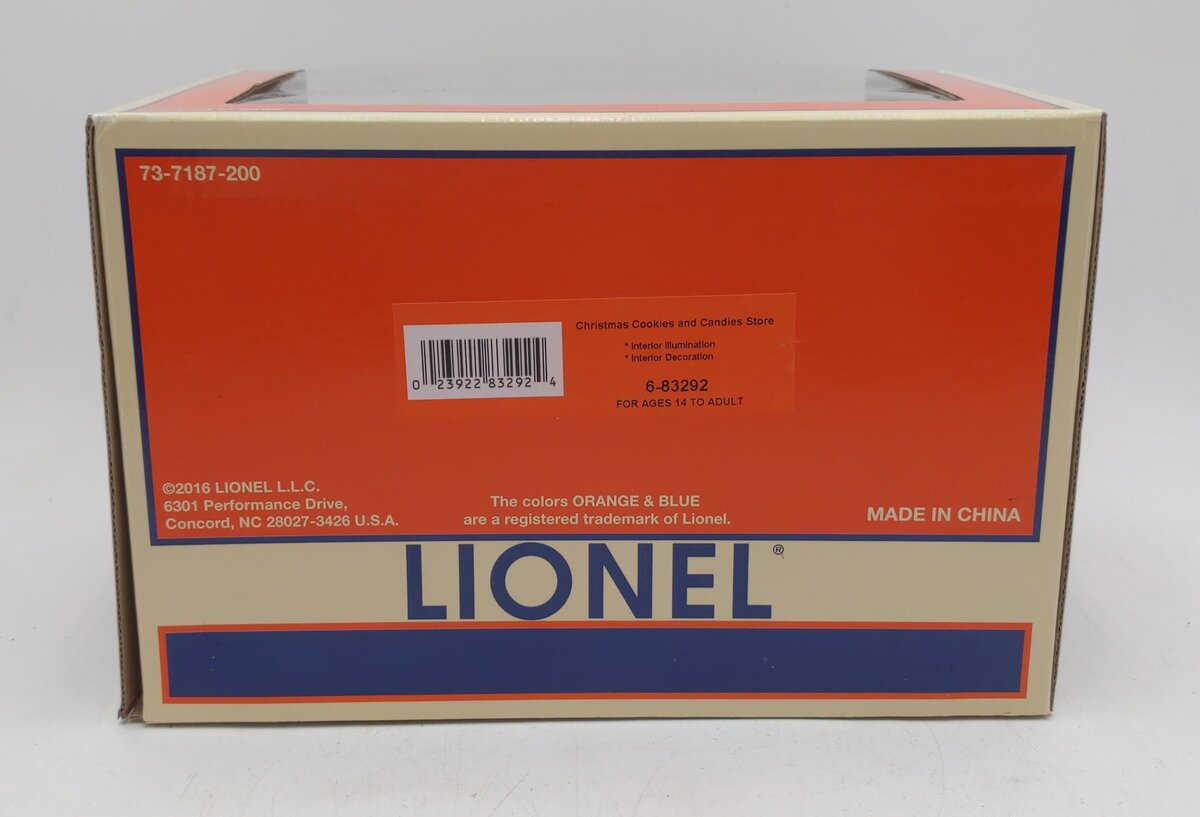 Lionel 6-83292 O Assembled Christmas Delights Cookies & Candies Store