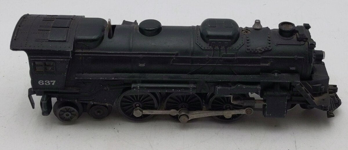 Lionel 637 VIntage O 2-6-4 Die-Cast Steam Locomotive VG
