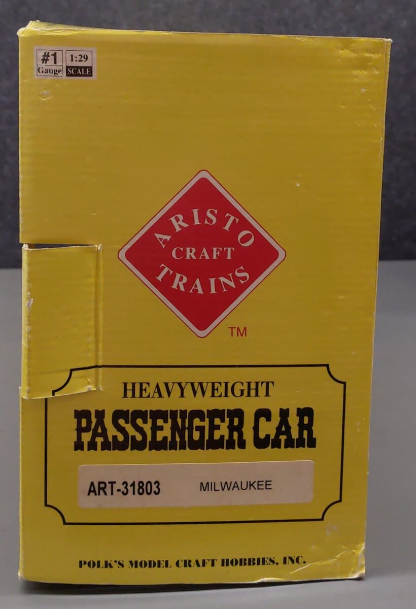 Aristo-Craft 31803 G Scale Milwaukee Road "Mount McKinely" Passenger Car LN/Box