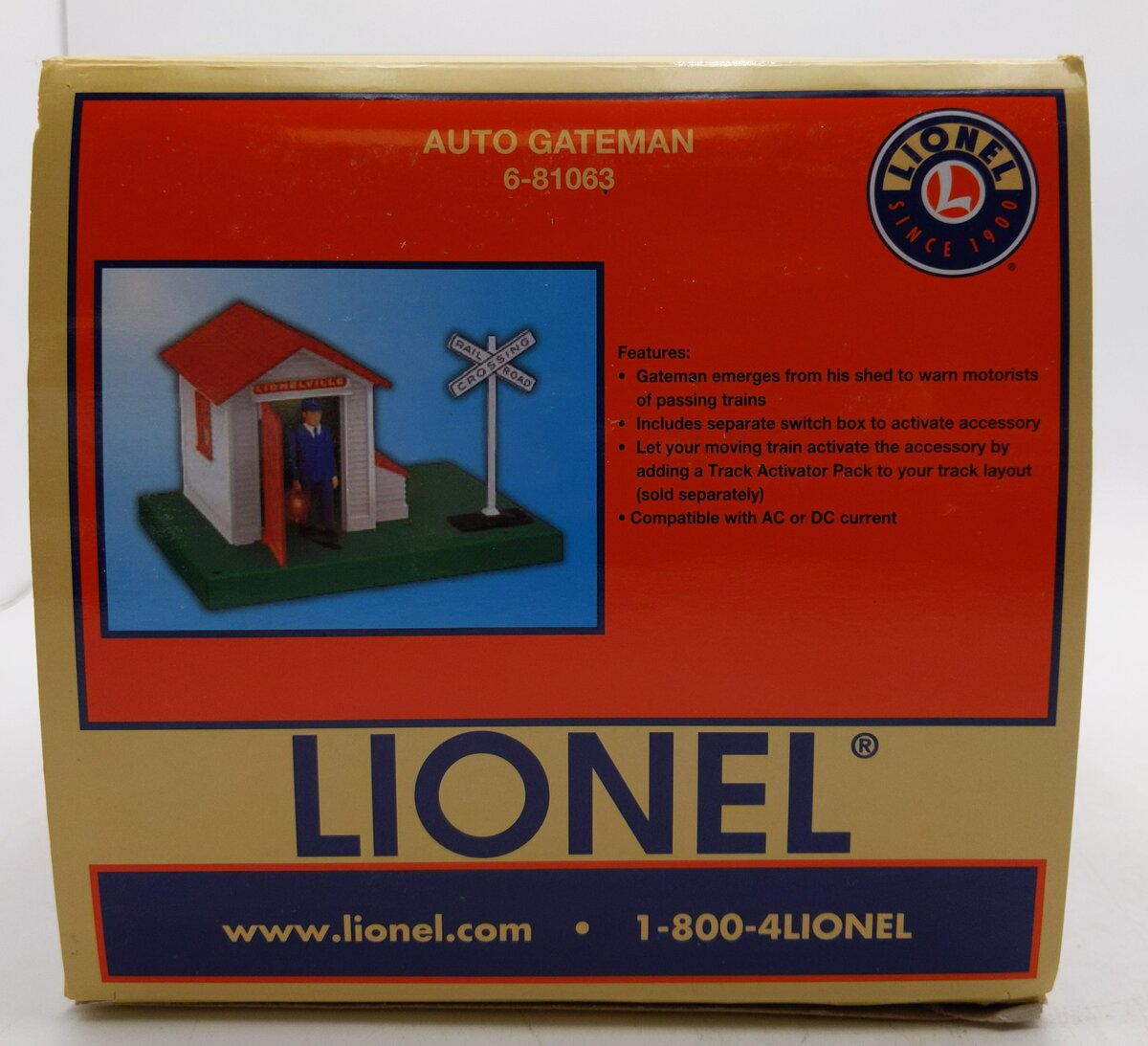 Lionel 6-81063 O Assembled Classic Automatic Gateman EX/Box
