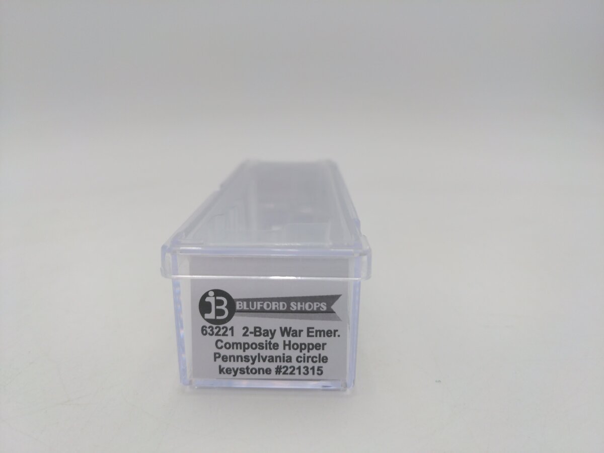 Bluford Shops 63221 N Pennsylvania 2-Bay War Emergency Composite Hopper #221315 LN/Box