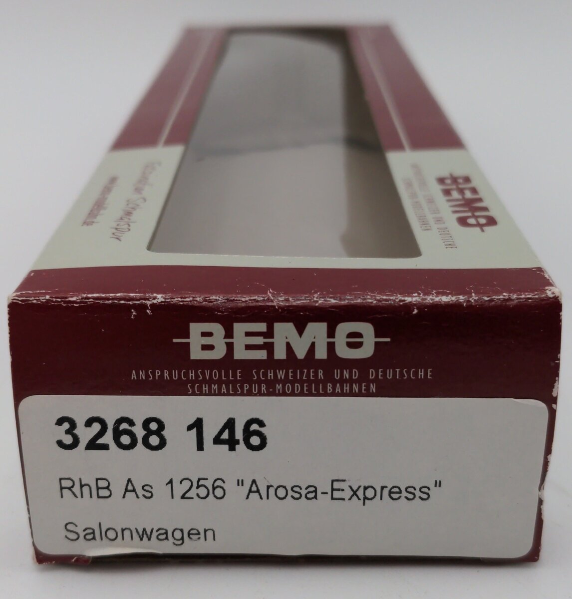 Bemo 3268 146 HOm RhB "Arosa Express" Pullman Dining Passenger Car #1256 LN/Box