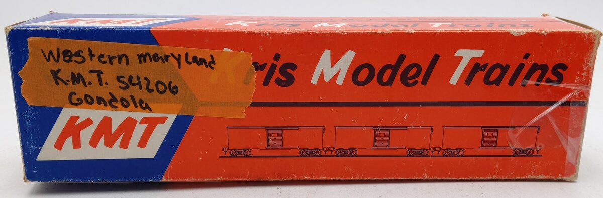 KMT 54206 O Scale Western Maryland Gondola w/ Custom Cannisters EX