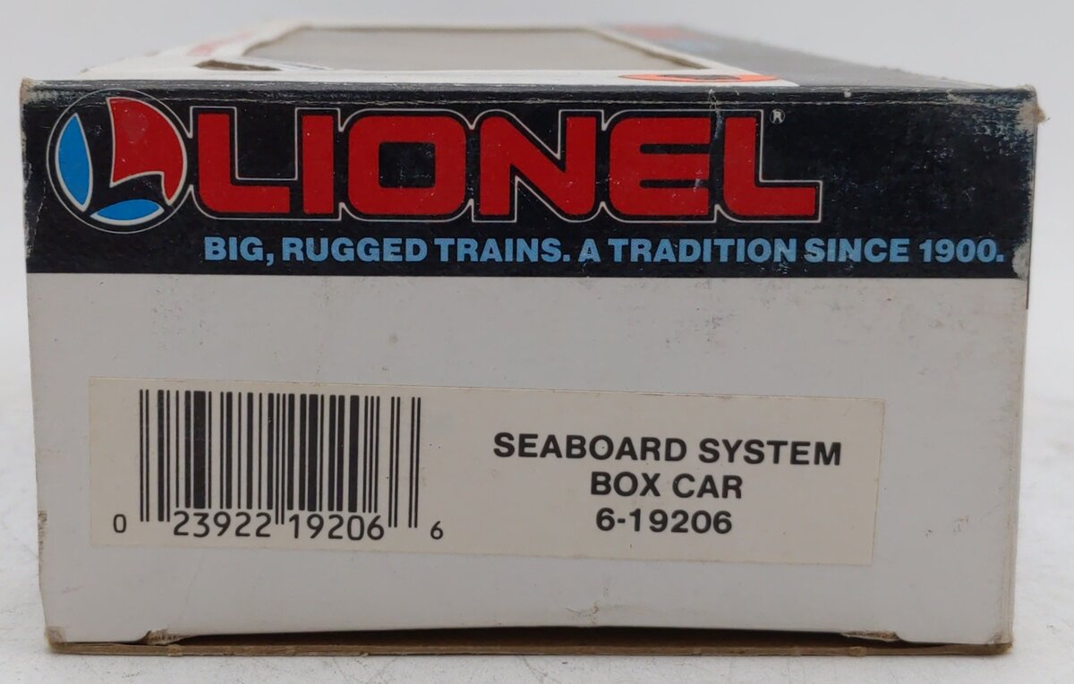 Lionel 6-19206 O Gauge Seaboard System Boxcar EX/Box