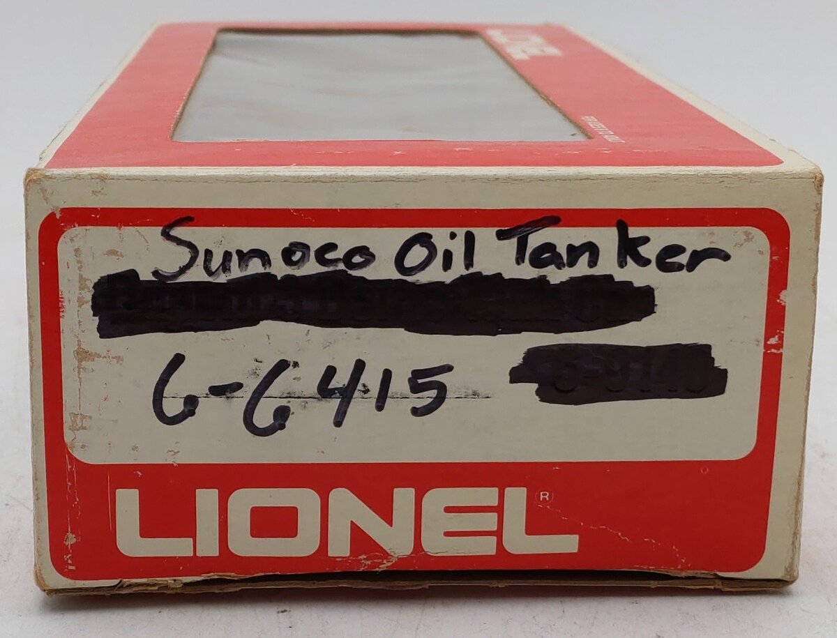 Lionel 6-6415 O Gauge Sunoco Triple-Dome Tank Car #6415 VG